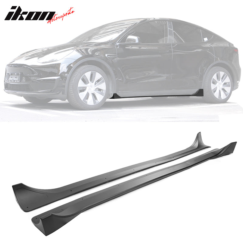 Side Skirts for 2020-2024 Tesla Model Y ABS Plastic Rocker Panel