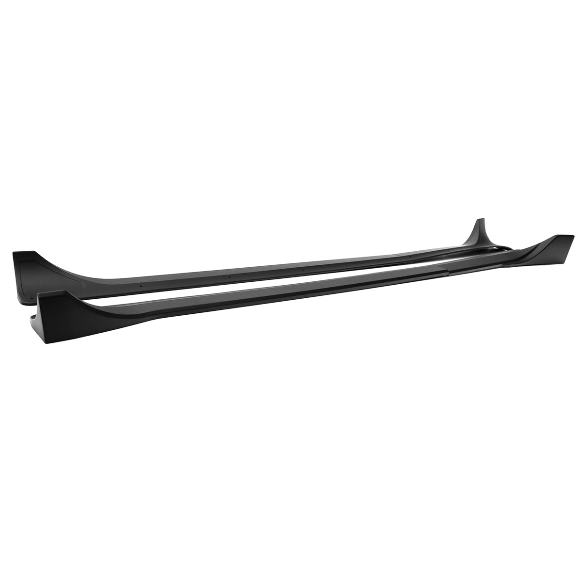 2025-2026 Tesla Model Y Juniper Side Skirts Matte Black Rocker Panel