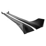 2025-2026 Tesla Model Y Juniper Side Skirts Matte Black Rocker Panel