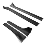2025-2026 Tesla Model Y Juniper Side Skirts Matte Black Rocker Panel