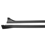 2025-2026 Tesla Model Y Juniper Side Skirts Matte Black Rocker Panel