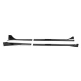 2025-2026 Tesla Model Y Juniper Side Skirts Gloss Black Rocker Panel