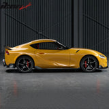 2020-2025 Toyota GR Supra A90 MZ Speed Side Skirts Gloss Carbon Fiber