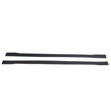 78"x3" Universal Side Skirt Extension Flat Bottom Lip Rocker Panel