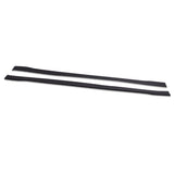 78"x3" Universal Side Skirt Extension Flat Bottom Lip Rocker Panel