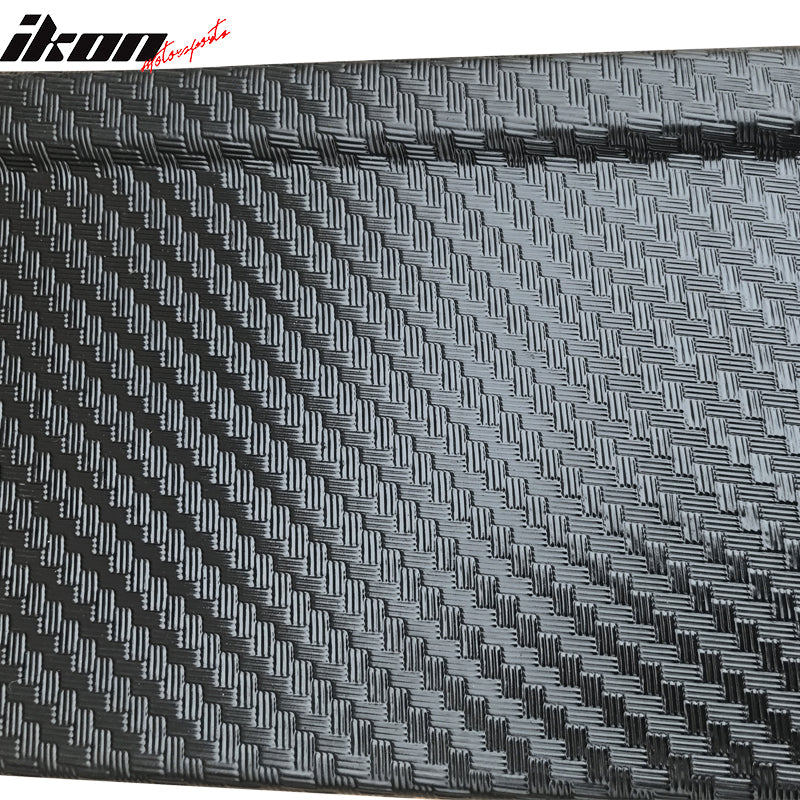Fits 11-23 Dodge Charger Carbon Texture Side Skirts Ext Flat Lip