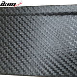 Fits 04-10 BMW E60 Carbon Texture Side Skirts Ext Flat Bottom Line Lip