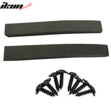 Fits 04-10 BMW E60 Carbon Texture Side Skirts Ext Flat Bottom Line Lip