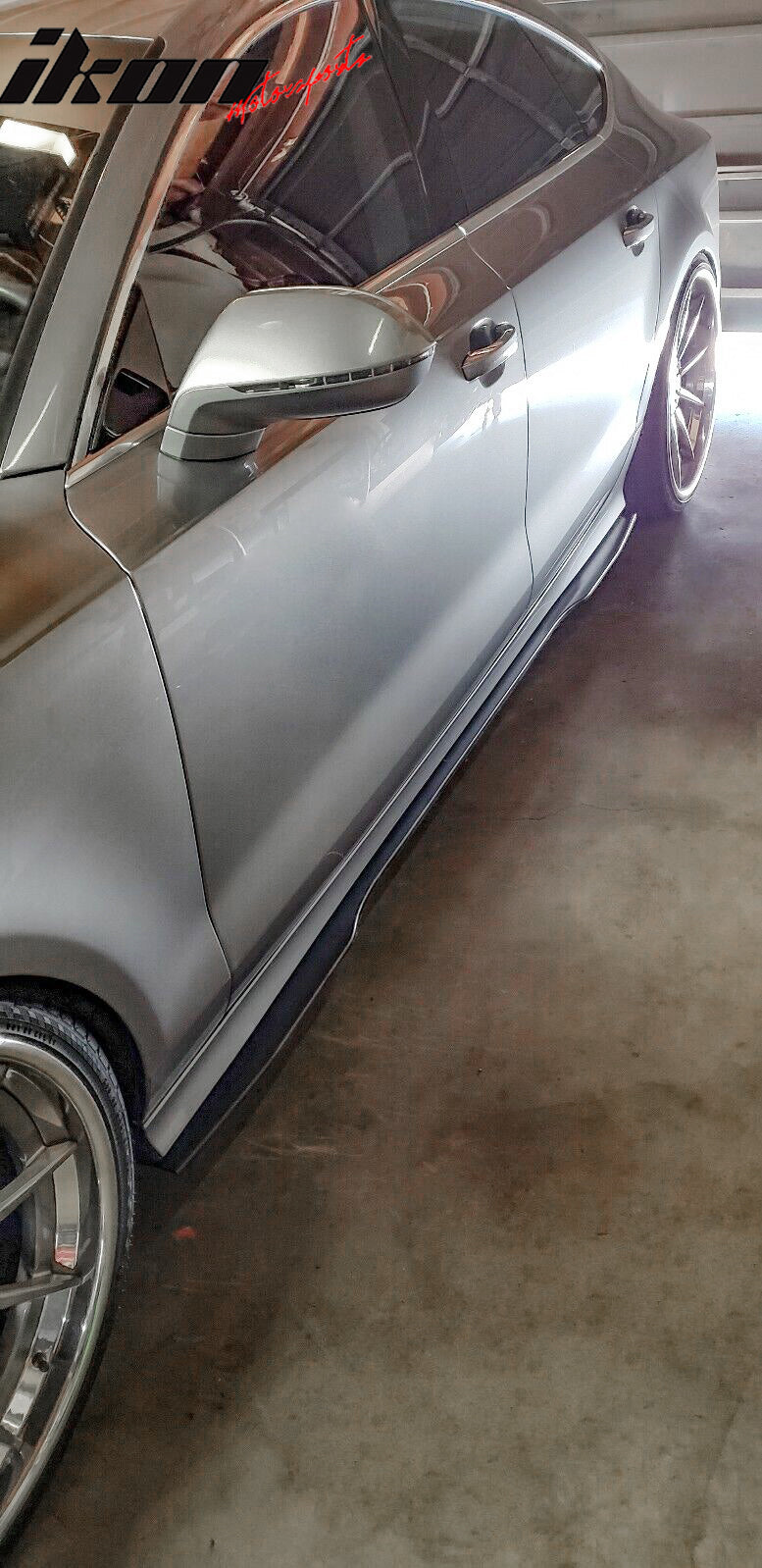 Universal 85.5 Inch IKON V3 Side Skirts Extension Pair PP