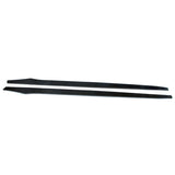 Universal 81 Inch Side Skirt Extension Flat Bottom Line Carbon Fiber