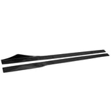 Universal 81 Inches Side Skirts Extension Splitter Carbon Fiber CF