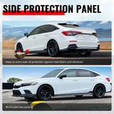 2023-2026 Subaru Solterra ST Style Gloss Black Side Skirts Extension ABS