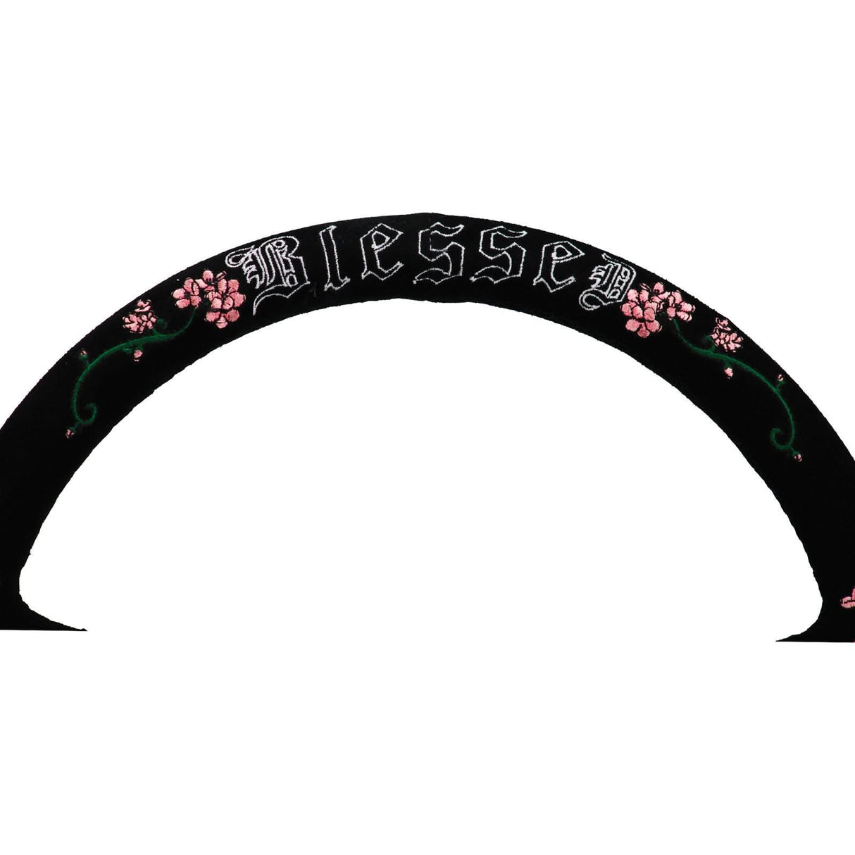 Blessed Universal 350mm 3" Deep Dish 6-Bolt Steering Wheel Red Suede Alcantara