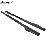 Universal 77.5" Type 1 Side Skirts Lighting Step Extension Aluminum