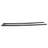 2017-2026 Alfa Romeo Giulia Unpainted Black Side Skirts Rocker Pannels PU