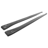 2017-2026 Alfa Romeo Giulia Unpainted Black Side Skirts Rocker Pannels PU