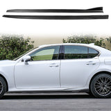 2013-2020 Lexus GS F Sport Matte Black Side Skirts Rocker Panel PP