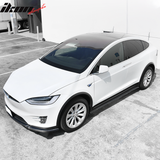 2016-2020 Tesla Model X MX Style Side Skirts Extensions Carbon Fiber