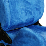 Miami Blue Universal Adjustable Black Luxury Racing SR3 Style Alcantara Seat