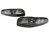1997-2004 Chevrolet Corvette C5 Black Smoke Front Signal Bumper Light