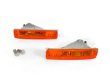 1990-1991 Honda Crx Depo Crystal 脢Amber Bumper Lights