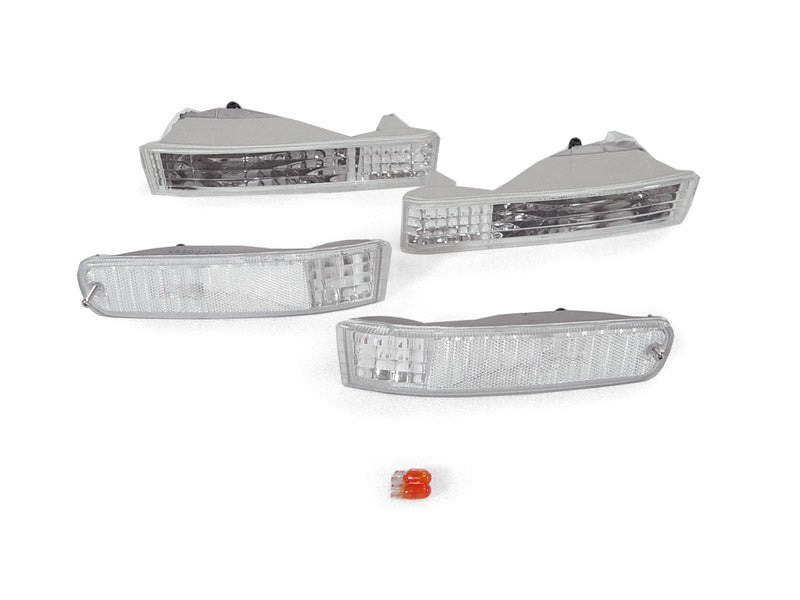 1992-1996 Honda Prelude Clear Bumper Lights