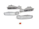 1992-1996 Honda Prelude Clear Bumper Lights