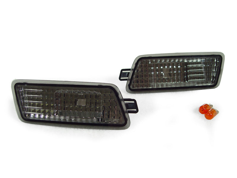 06-08 Audi A3 S-Line Style Crystal Smoke Front Bumper Lights