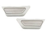 2017-2018 Audi A4 B9 Clear Front Bumper Reflector Set