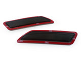 2013+ Bmw F30 / F31 3 Series Smoke Front Bumper Reflector Lights