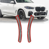 2019-2021 BMW X5 G05 Clear Front Bumper Reflector Set