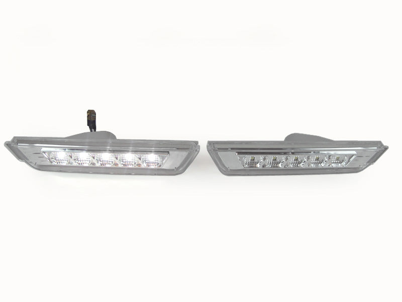 2010+ Chevy Camaro Clear Led White Rear Bumper Side Marker Lights