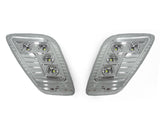 1997-06 Jeep Wrangler Tj Clear White Led Side Marker Lights