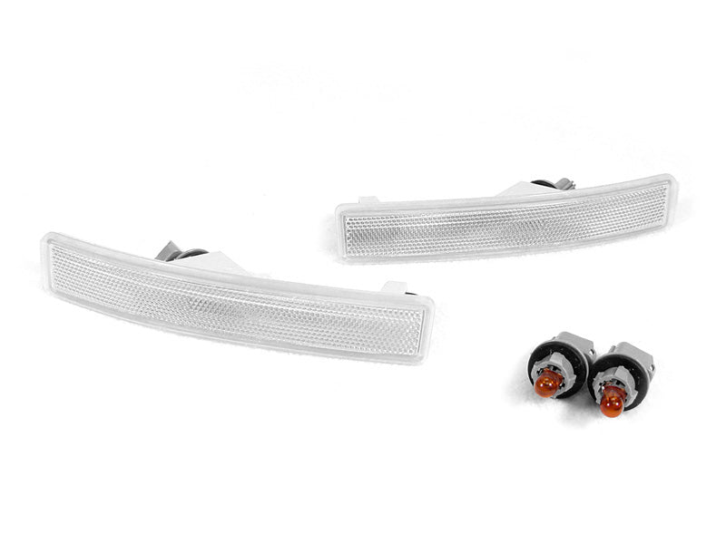 2000-2002 Lincoln LS Sport Package Clear Bumper Side Marker Lights