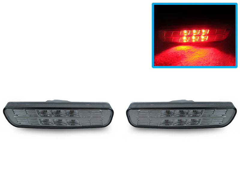 1999-2003 Lexus RX300 Crystal Smoke Red LED Front Side Markers