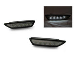 2009-2012 Mercedes R230 Sl Class (Non-Amg) Smoke White Led Bumper Side Marker
