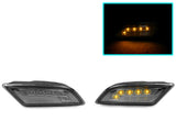 2012-2014 Mercedes W204 Smoke Amber Led Bumper Side Marker Lights