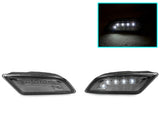 2012-2014 Mercedes W204 Smoke White Led Bumper Side Marker Lights