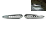 2000-2003 Nissan Maxima Clear Rear White LED Bumper Side Marker