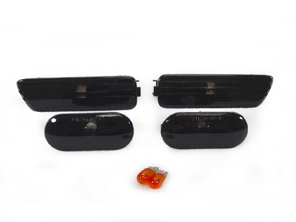 1999-2004 Volkswagen Jetta Golf Black Smoke Style Front Bumper