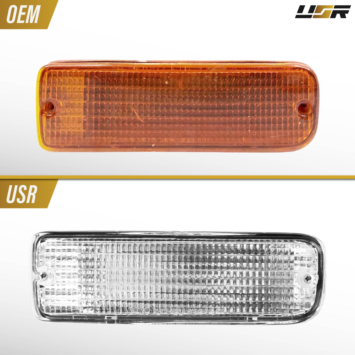 1996-1998 Toyota 4Runner Clear Bumper Lights