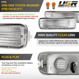 1996-1998 Toyota 4Runner Clear Bumper Lights