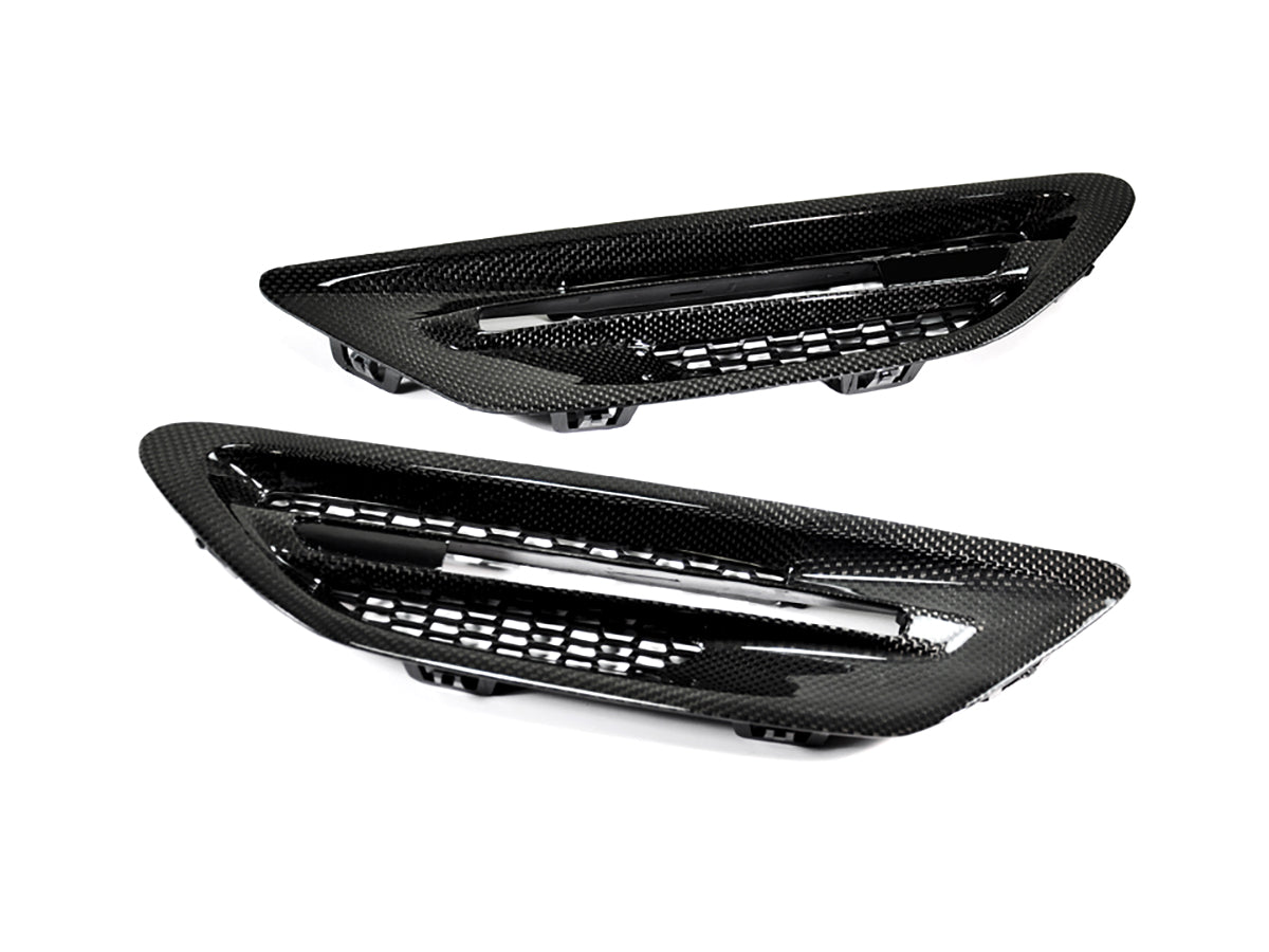AutoTecknic Replacement Carbon Fiber Fender Vents - BMW F10 M5