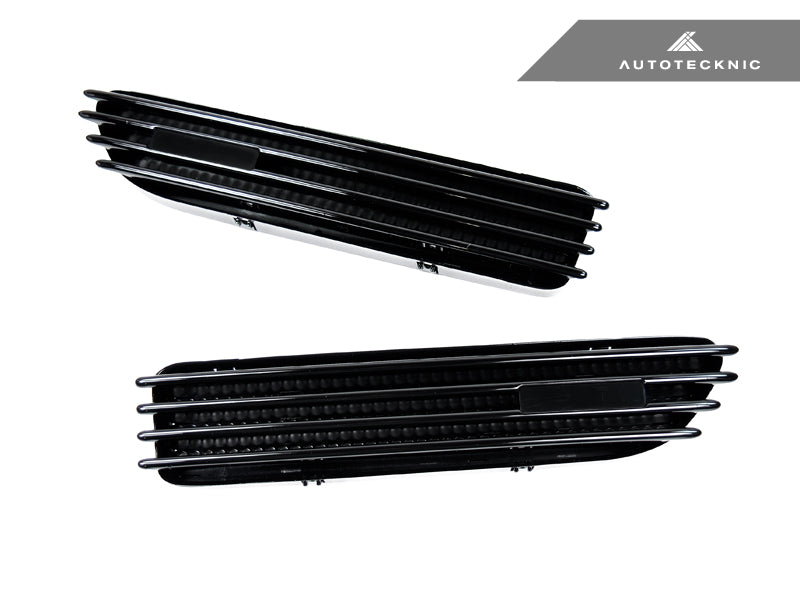 AutoTecknic Replacement Glazing Black Fender Gills - E46 M3