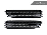 AutoTecknic Replacement Glazing Black Fender Gills - E46 Coupe & Cabrio | M3