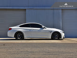 AutoTecknic Replacement Glazing Black Fender Trims - BMW F80 M3 | F82/ F83 M4