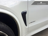 AutoTecknic Replacement Glazing Black Fender Trims - F15 X5 | F85 X5M