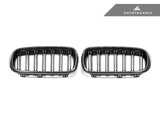 AutoTecknic Dual-Slats Carbon Fiber Front Grille Set - F15 X5 | F85 X5M & F16 X6 | F86 X6M