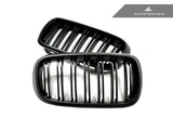 AutoTecknic Dual-Slats Stealth Black Front Grille Set - F15 X5 | F85 X5M & F16 X6 | F86 X6M