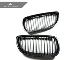 AutoTecknic Stealth Black Front Grille Set - E92/ E93 3-Series Pre-LCI (including E9X M3)